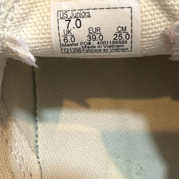 Vans 7 juniors casual slip on sneaker rainbow ombre multi color 2590 - Picture 4 of 12